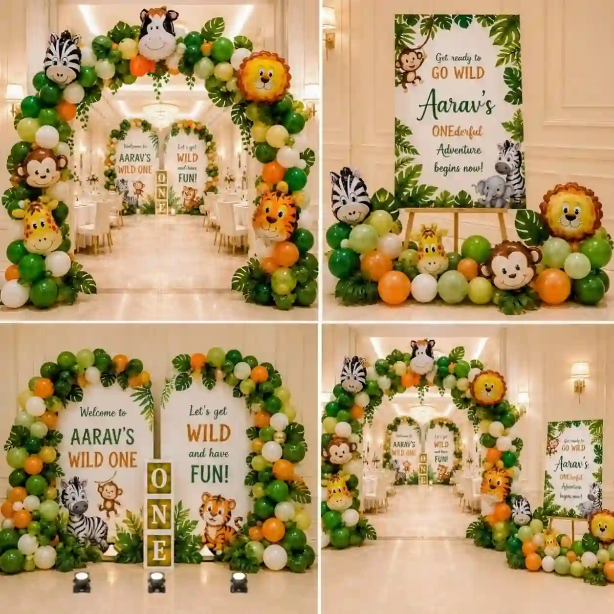Jungle Kingdom Theme Grand Entrance Decoration